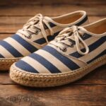 Espadrilles are lightweight summer shoes made of canvas and rope, comfortable for everyday wear, especially in warm weather, and were very popular in Yugoslavia.