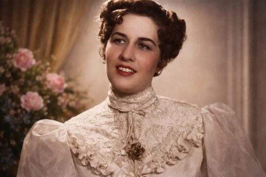 Actress Radmila Savicevic in youth