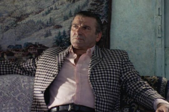 Actor Velimir Bata Živojinovic in the movie "In the Jaws of Life"