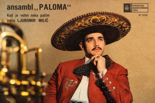 Ljubomir Milić, a member of the Paloma ensemble, a Yu-Mex musical genre.