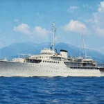 The Galeb ship on one of its voyages.