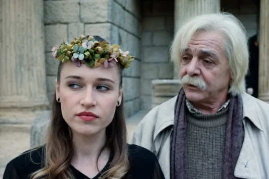 Scene from the movie "The Meeting Point"